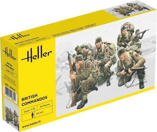 プラッツ エレール 1/72 WW2 イギリス コマンド部隊 プラモデル HE49632 (人・動物)