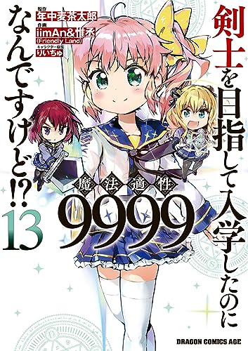 剣士を目指して入学したのに魔法適性9999なんですけど！？ 13巻 表紙