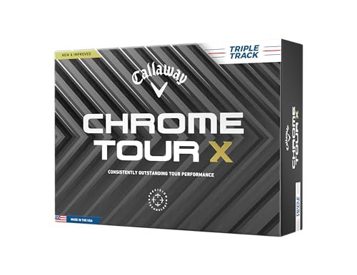 キャロウェイ(Callaway) ゴルフボール CHROME TOUR X 24 1ダース(12個入り) 4ピース構造