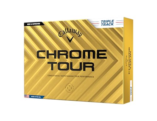 キャロウェイ(Callaway) ゴルフボール CHROME TOUR 24 1ダース(12個入り) 4ピース構造