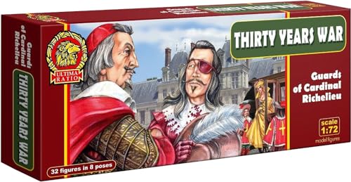 ウルティマティオ 1/72 三十年戦争 リシュリュー枢機卿護衛隊 8ポーズ・32体入 プラモデル RU72013