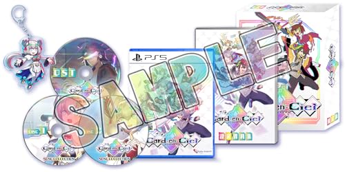 カルドアンシェル 限定版 -PS5 【Amazon.co.jp限定】オリジナルアクリルスタンドセットB(ガンヴォルト・モルフォ・きりん・くろな)+対戦画面マス目(9マス)赤、オリジナルカード10枚セット 同梱 & 【特典】『カルドアンシェル』フルカラー設定資料集、『カルドアンシェル』サウンドトラックCD(3枚組)、&ldquo;アンシェ&rdquo;アクリルキーホルダー、パッケージ版特典:2Dアクションゲーム『精霊機(スピリットマシン)フレイリート』インストール済み 同梱