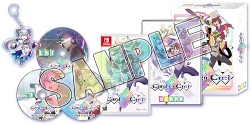 カルドアンシェル 限定版 -Switch 【Amazon.co.jp限定】オリジナルアクリルスタンドセットA(ネオン・アンシェ・ツクモ・しのぶ)+対戦画面マス目(9マス)青、オリジナルカード10枚セット 同梱 & 【初回特典】 A4クリアファイル 同梱 & 【特典】『カルドアンシェル』フルカラー設定資料集、『カルドアンシェル』サウンドトラックCD(3枚組)、&ldquo;アンシェ&rdquo;アクリルキーホルダー、パッケージ版特典:2Dアクションゲーム『精霊機(スピリットマシン)フレイリート』インストール済み 同梱