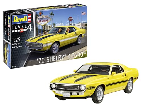 ドイツレベル(Revell) 1/25 &rsquo;70 シェルビーマスタング GT500 プラモデル 組立キット 07729 (自動車)