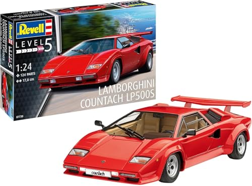 ドイツレベル(Revell) 1/24 ランボルギーニ カウンタック LP500S プラモデル 組立キット 07730 (自動車)