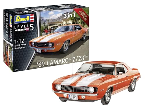 ドイツレベル(Revell) 1/12 &rsquo;69 シェビー カマロ プラモデル 組立キット 07727 (自動車)