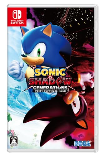 ソニック &times; シャドウ ジェネレーションズ【予約特典】DLC「モダンソニック レガシースキン」＆映画『SONIC３(原題)』特製オリジナルロゴステッカー 同梱 &ndash; Switch