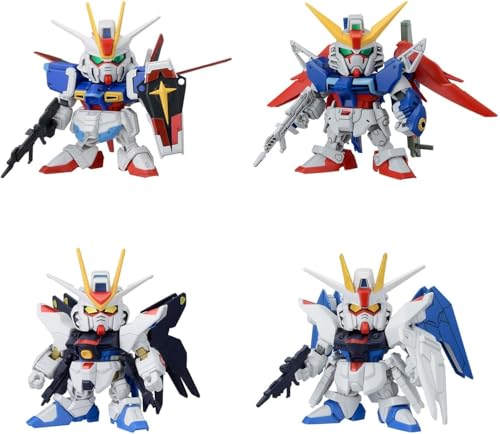 BANDAI SPIRITS(バンダイスピリッツ) SDガンダム BB戦士 機動戦士ガンダムSEED C.E.運命の対決セット 色分け済みプラモデル