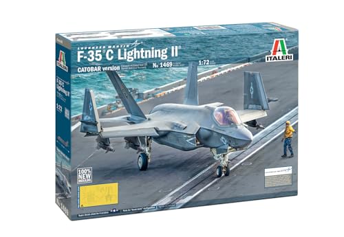 イタレリ(ITALERI) 1/72 アメリカ海軍 F-35C ライトニングII プラモデル IT1469 (飛行機)