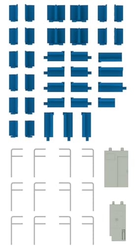 ピーエムオフィスエー PLUM 1/80 セミクロスシート 内装セット A ブルー 未塗装 プラスチックキット PP199