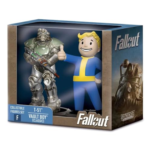Fallout T 51&ボルトボーイ[Classic] デスクローBAF プラスチック製 塗装済み完成品ミニフィギュア
