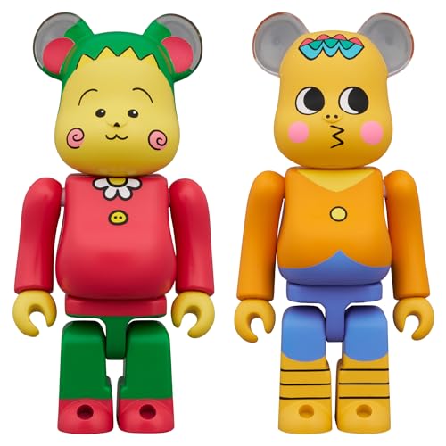 メディコム・トイ BE＠RBRICK ベアブリック コジコジ & 次郎 2PCS SET 各全高:約70mm ノンスケール 塗装済み 完成品 フィギュア