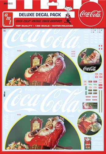 プラッツ AMT 1/25 ヴィンテージ・コカ・コーラ サンタ・クロース ビッグリグデカール プラモデル用デカール MKA035