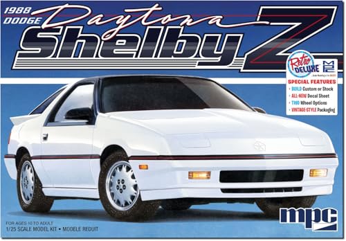 MPC 1/25 レトロデラックスシリーズ 1988 ダッジ シェルビー デイトナ プラモデル MPC1009 (自動車)