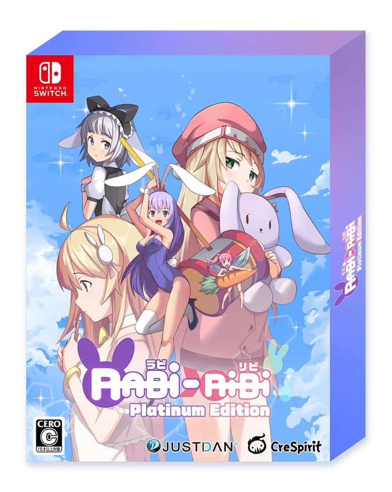 Rabi-Ribi Platinum Edition -Switch 【初回特典】メタルピンバッジ 同梱 & 【特典】特製Box、サウンドトラック(USBカード)、布ポスター(B2)、ICカードステッカー(2枚)同梱