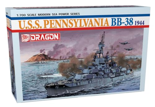 プラッツ ドラゴン 1/700 WW2 アメリカ 戦艦 ペンシルバニア BB-38 1944 プラモデル DR7041 (船)