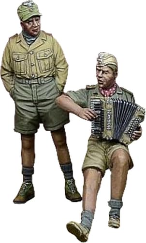 D-Dayミニチュア 1/35 ドイツ 休憩中のDAK兵士セット Vol.1 北アフリカ 1941-43年 2体入 レジンキット DD35243