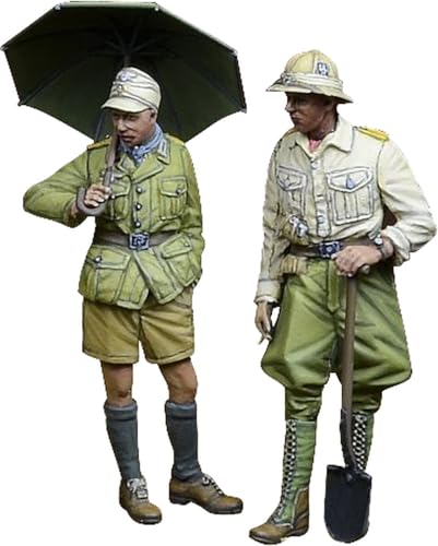 D-Dayミニチュア 1/35 ドイツ 休憩中のDAK兵士セット Vol.2 北アフリカ 1941-43年 2体入 レジンキット DD35246