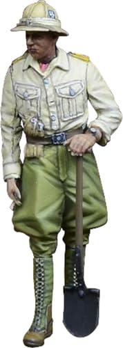 D-Dayミニチュア 1/35 ドイツ シャベルを持つDAK兵士 北アフリカ 1941-43年 レジンキット DD35244