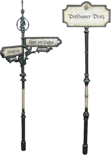 D-Dayミニチュア 1/35 ドイツ ベルリン市街の道路標識セット 1930-40年代 3Dプリンター製キット DD35248