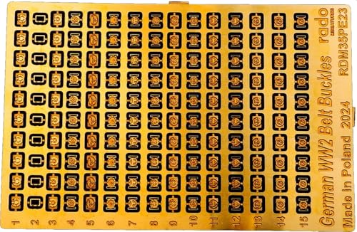 ラドミニチュア 1/35 ドイツ ベルトバックルセット プラモデル用パーツ RDM35PE23