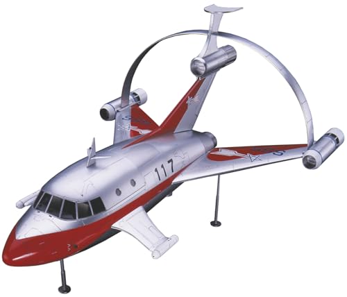 ハセガワ(Hasegawa) ウルトラメカシリーズ ジェットビートル w/ハイドロジェネード・サブロケット (流星マークピンバッジ付) 1/72スケール プラモデル 65814 (飛行機)