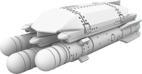 ライズ144モデルズ 1/144 ブリムストーン 空対地ミサイル 18個・AGML3 ランチャー 4個セット プラモデル用パーツ RMA144073