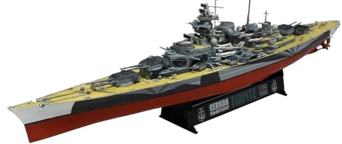 プラッツ 1/700 ドイツ 戦艦 ティルピッツ 金属製主砲砲身付 プラモデル PIT008 (船)