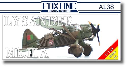 フォックスワンデザイン(Fox One Design) 1/144 ウェストランド ライサンダー Mk.3A 3Dプリンター製キット FXNA138