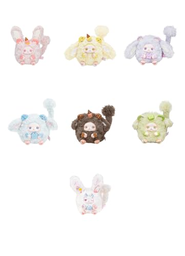 CQTOYS x LOLOAN[ロロアン] デザートシリーズ PVC&プラッシュ&ポリエステル製 トレーディングプラッシュ 6個入りBOX