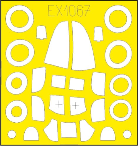 エデュアルド(Eduard) 1/48 ベル P-39Q エアラコブラ 塗装マスクシール (アルマホビー用) プラモデル用マスキングシール EDUEX1067