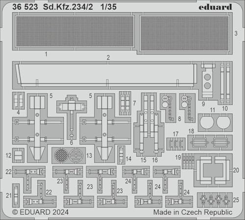 エデュアルド(Eduard) 1/35 Sd.Kfz.234/2 プーマ エッチングパーツ (ミニアート用) プラモデル用パーツ EDU36523