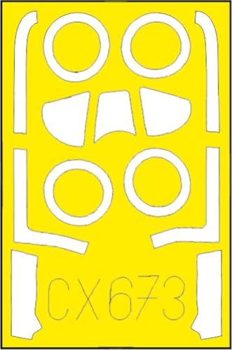 エデュアルド(Eduard) 1/72 ノースアメリカン P-51D マスタング 塗装マスクシール (エデュアルド用) プラモデル用マスキングシール EDUCX673