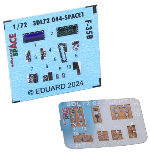 エデュアルド(Eduard) 1/72 スペース ロッキード・マーティン F-35B ライトニング2 内装3Dデカール・エッチングパーツセット (タミヤ用) プラモデル用デカール EDU3DL72044