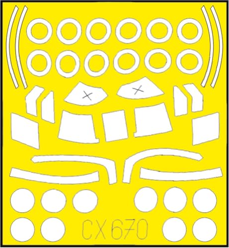 エデュアルド(Eduard) 1/72 ボーイング・バートル チヌーク HC.1 塗装マスクシール (エアフィックス用) プラモデル用マスキングシール EDUCX670