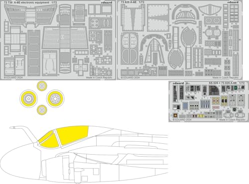 エデュアルド(Eduard) 1/72 ビッグエド グラマン A-6E イントルーダー パーツセット (トランぺッター用) プラモデル用パーツ EDUBIG72182