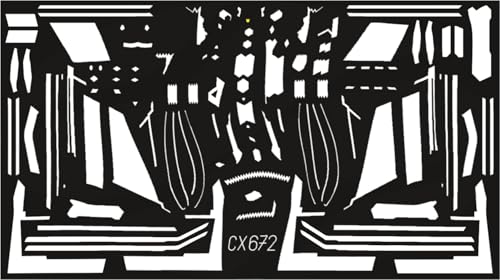 エデュアルド(Eduard) 1/72 ロッキード・マーティン F-35B ライトニング2 RAMコーティング 塗装マスクシール (タミヤ用) プラモデル用マスキングシール EDUCX672