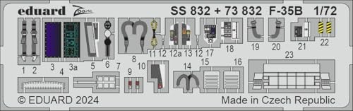 エデュアルド(Eduard) 1/72 ズームシリーズ ロッキード・マーティン F-35B ライトニング2 エッチングパーツ (タミヤ用) プラモデル用パーツ EDUSS832