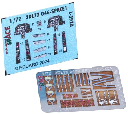 エデュアルド(Eduard) 1/72 スペース アエロ L-39ZA アルバトロス 内装3Dデカール・エッチングパーツセット (エデュアルド用) プラモデル用デカール EDU3DL72046