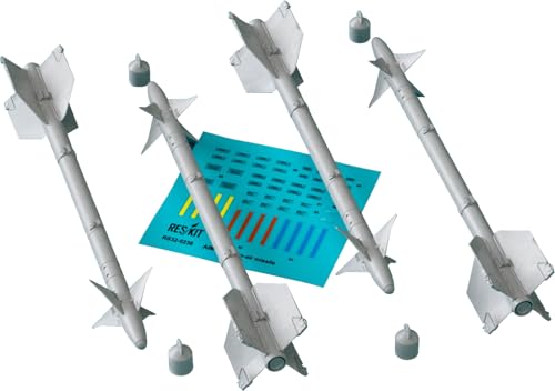 レスキット (Reskit) 1/32 AIM-9L サイドワインダーミサイル 4個入 プラモデル用パーツ RSK32-0481