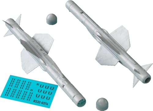 レスキット (Reskit) 1/32 レッドトップ 空対空ミサイル 2個入 プラモデル用パーツ RSK32-0374