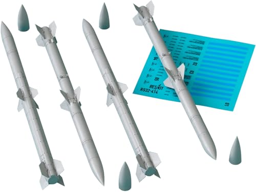 レスキット (Reskit) 1/32 CATM-120C 訓練用キャプティブミサイル 4個入 プラモデル用パーツ RSK32-0414