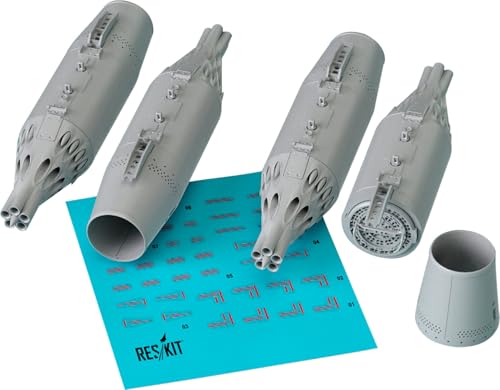 レスキット (Reskit) 1/32 ロシア UB-32A-73 ロケット弾ポッド ジェット機用 4個入 プラモデル用パーツ RSK32-0452