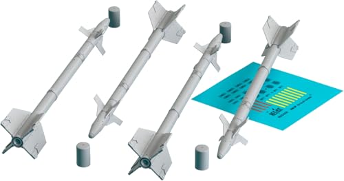 レスキット (Reskit) 1/32 AIM-9P サイドワインダーミサイル 4個入 プラモデル用パーツ RSK32-0483