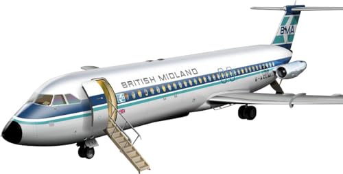 マーク1 1/144 イギリス BAC 1-11-500 ブリティッシュ・ミッドランド航空/ジャージー・ヨーロピアン・エアウェイズ/シャノンエア プラモデル MKM144112