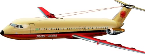 マーク1 1/144 イギリス BAC 1-11-500 ダン・エア/ネーションワイド/トランス・ブラジル プラモデル MKM144114