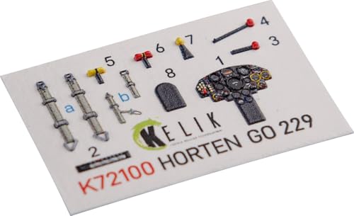 レスキット (Reskit) 1/72 ホルテン Go229 内装3Dデカール (レベル用) プラモデル用デカール RSKK72100
