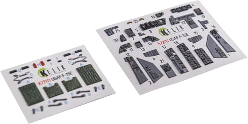 レスキット (Reskit) 1/72 マクドネル・ダグラス F-15E ストライクイーグル 内装3Dデカール (アカデミー用) プラモデル用デカール RSKK72111