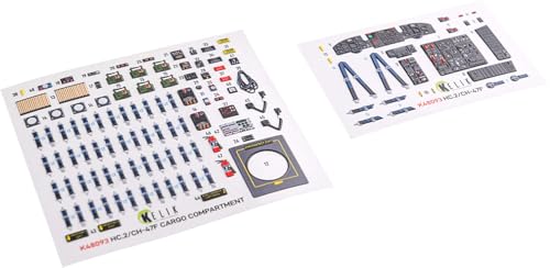レスキット (Reskit) 1/48 ボーイング・バートル CH-47F チヌーク 内装3Dデカール (イタレリ用) プラモデル用デカール RSKK48093