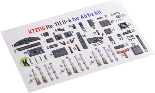 レスキット (Reskit) 1/72 ハインケル He111H-6 内装3Dデカール (エアフィックス用) プラモデル用デカール RSKK72116